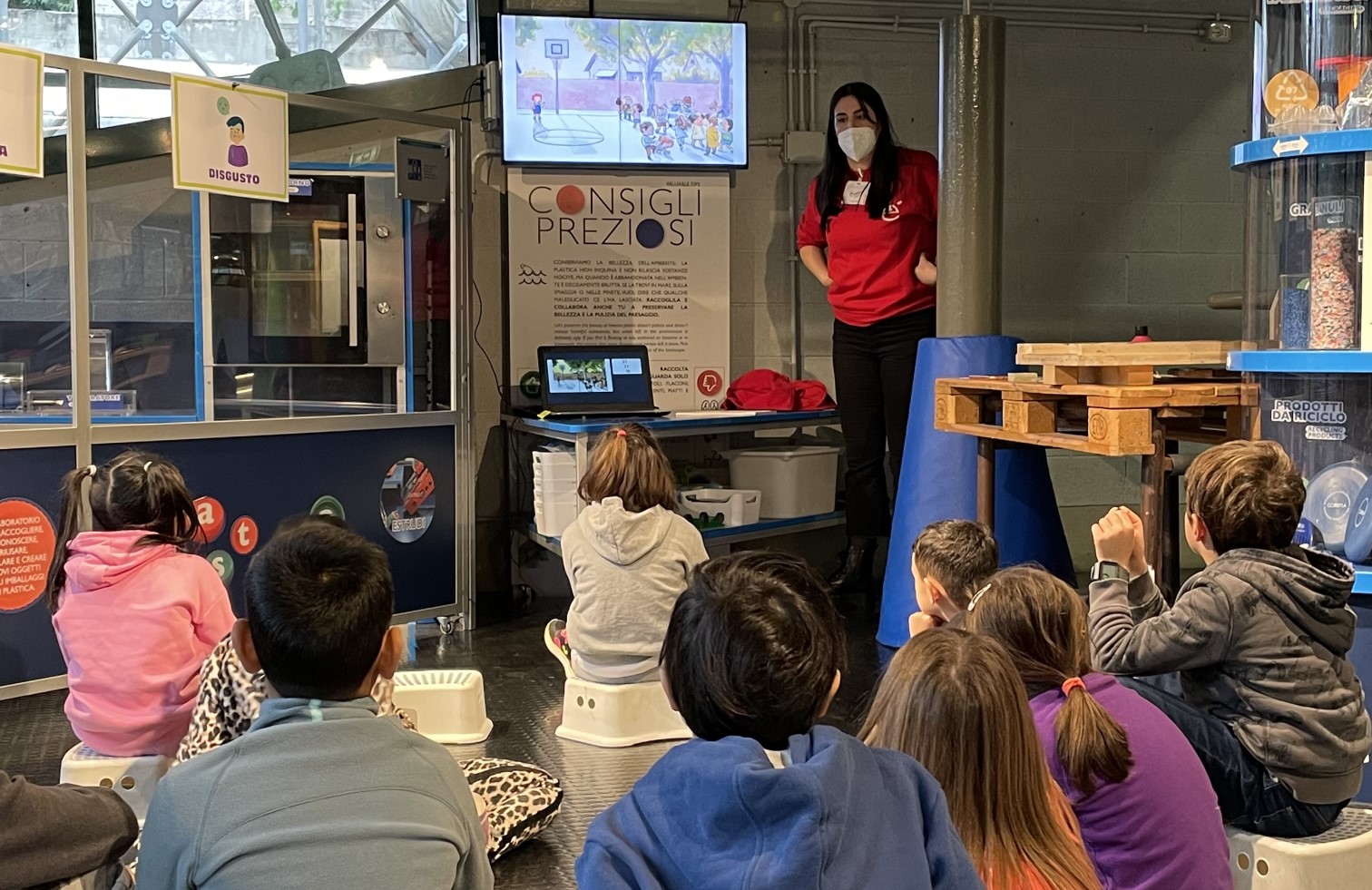 Prima visita e attività didattica a Explora